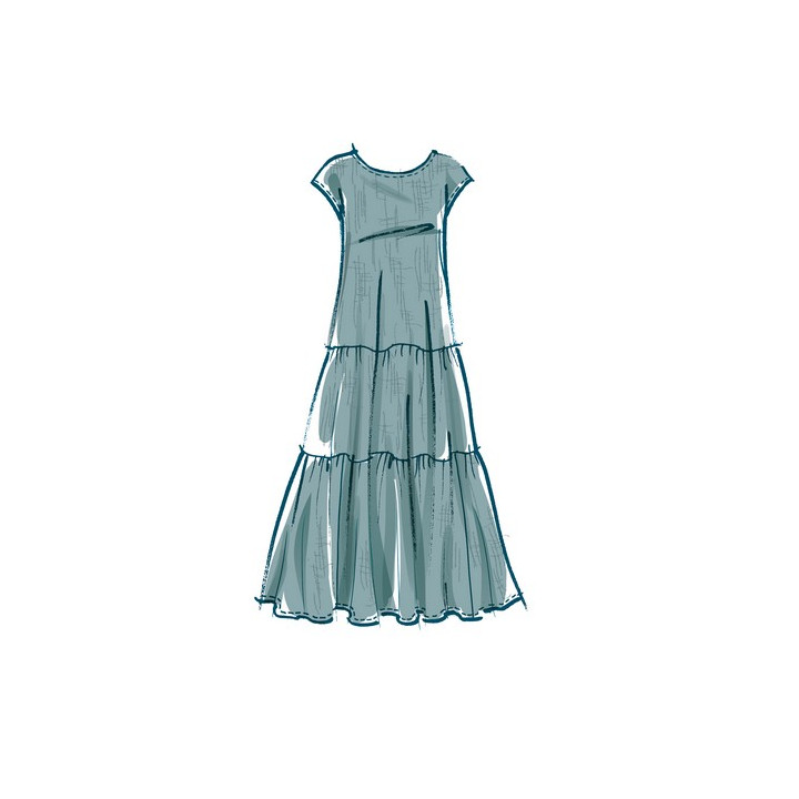 Robe et masque femme - Mc Call's M8214  - 4