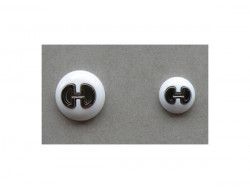 Bouton couture blanc 18 ou 25 mm  - 1