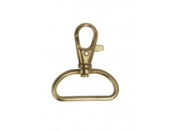 Mousqueton métal bronze - 25 ou 30 mm  - 2