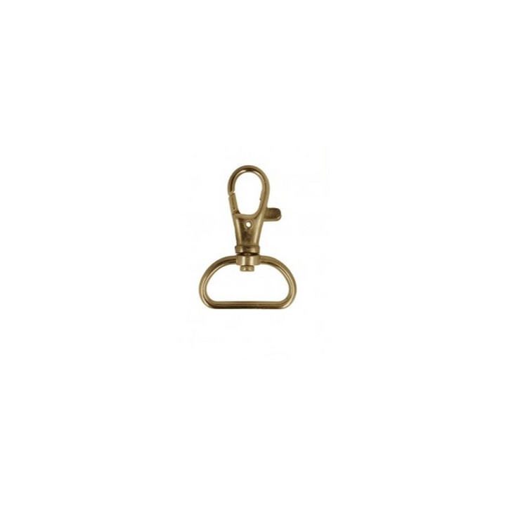Mousqueton métal bronze - 25 ou 30 mm  - 3