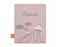 Protège carnet de santé Lapin Poudre