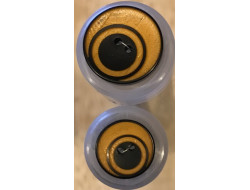 Bouton jaune 12 et 18 mm