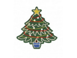 Écusson thermocollant - Sapin de Noël