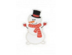 Écusson thermocollant - Bonhomme de neige