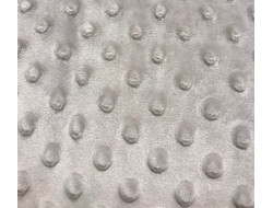 Tissu Minkee gris souris