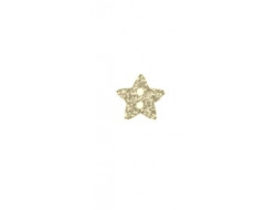 Bouton étoile pailleté - Doré  - 2