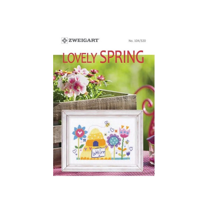 Livre broderie Lovely Spring 320 ZWEIGART Zweigart - 1