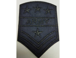 Écusson thermocollant ARMY bleu marine