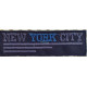 Écusson thermocollant New York City bleu
