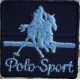 Écusson thermocollant Polo Sport bleu