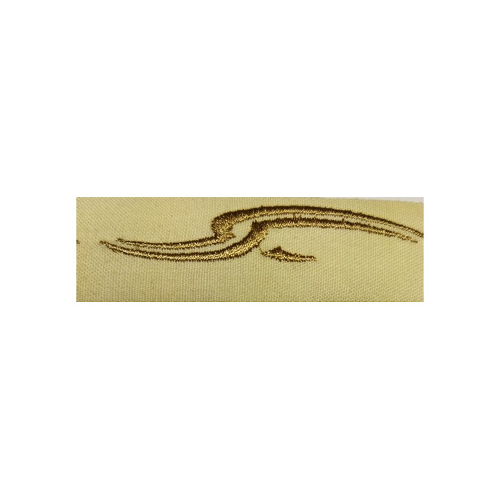 Écusson thermocollant Signe sport beige  - 1
