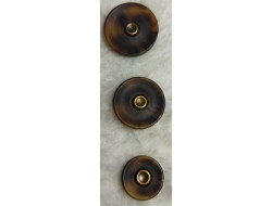 Bouton marron/bronze