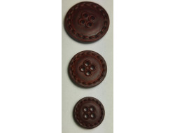 Bouton couture bordeaux 15 mm, 20 mm et 25 mm