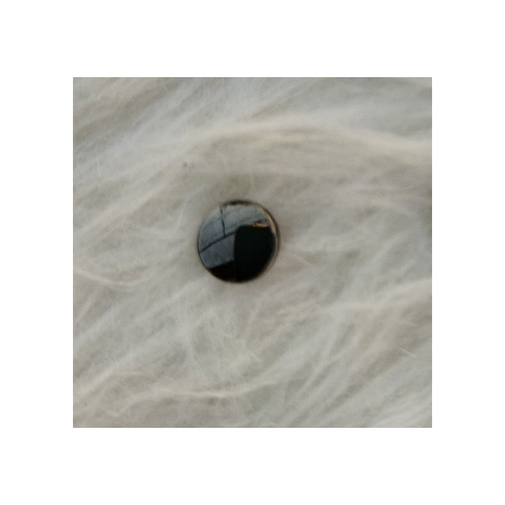 bouton gris foncé métal  - 1
