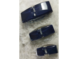 Bouton bleu marine avec brillants 23 mm, 30 mm et 40 mm
