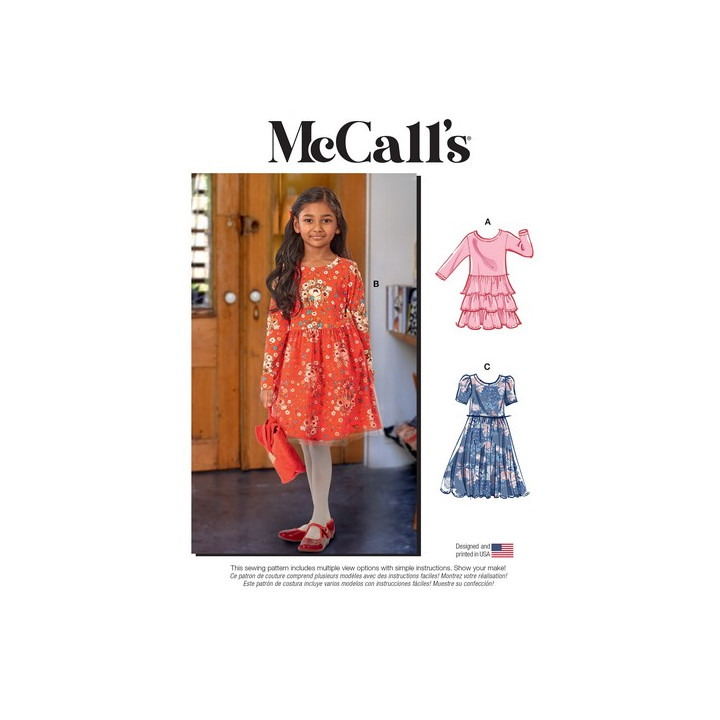 Patron  robes pour enfant McCall's M8251