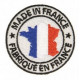 Écusson thermocollant Fabriqué en France