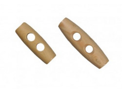 Bouton bûchette en bois