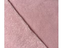 Tissu éponge microfibre de bambou rose pastel