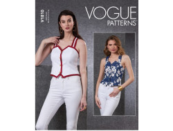 Patron de haut - gilet - Vogue V1810