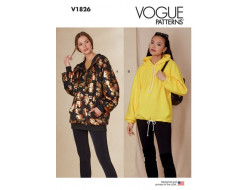 Patron de haut ou sweat-shirt - Vogue V1826