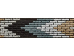 Galon Jacquard  géométrie 16 mm