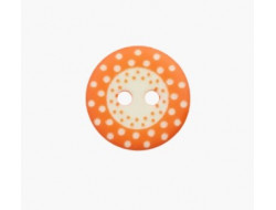Bouton orange 15 mm