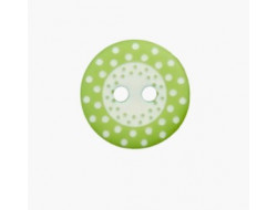 Bouton vert clair 15 mm
