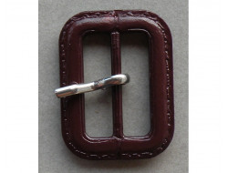 Boucle effet cuir marron pour trench  - 3