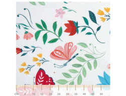 Tissu coton poplin Butterfly patch, Katia Fabrics