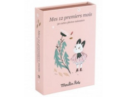 Coffret cartes photos Mes 12 premiers mois "Après la pluie" - Moulin Roty