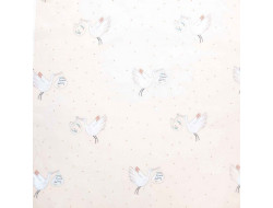 Tissu coton cigogne