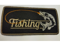Écusson thermocollant pêche "FISHING"