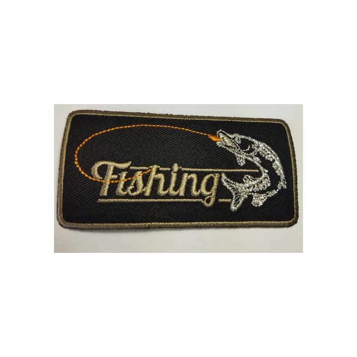 Écusson thermocollant pêche "FISHING"
