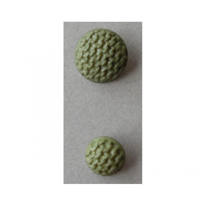 Bouton kaki clair 18 et 25 mm  - 1