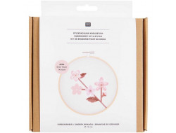 Kit broderie branche de cerisier Rico Design