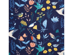 Tissu viscose - Birds, Katia Fabrics