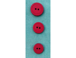 Bouton classique rouge 15, 18 et 22 mm