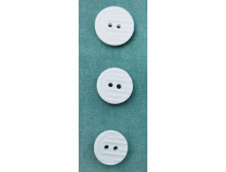 Bouton classique blanc 15, 18 et 22 mm