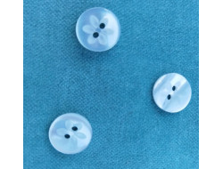 Bouton blanc effet nacré
