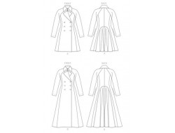 Patron de manteaux - Vogue V1837  - 2