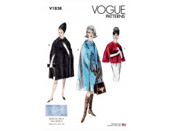 Patron cape femme - Vogue 1838