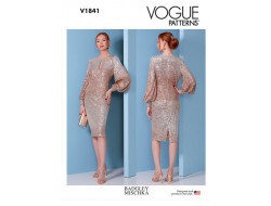 Patron de robe soirée ou cérémonie - Vogue 1841