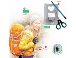 Pièce autocollante nylon Marbet