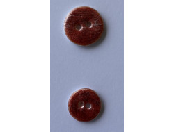 Bouton nacre rouge 12 ou 15 mm
