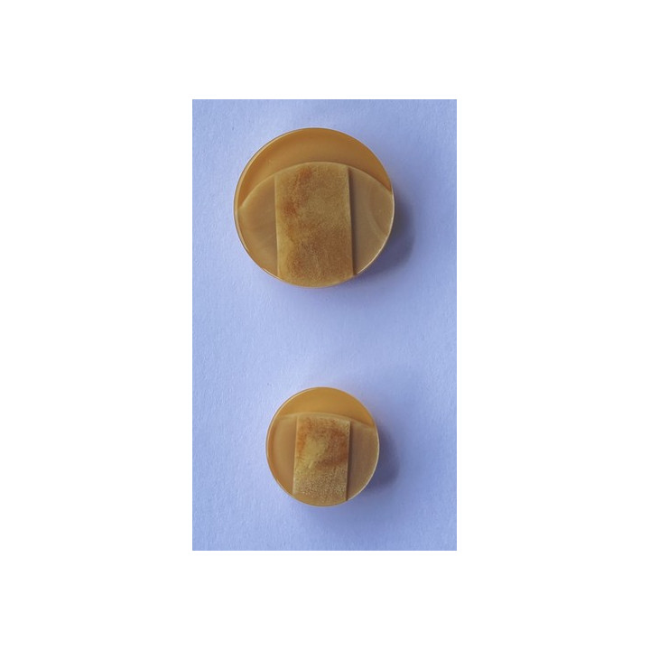 Bouton couture beige 15 et 22 mm  - 1