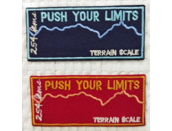 Ecusson autocollant Montain "PUSH YOUR LIMITS"