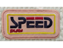 Ecusson autocollant SPEED Play