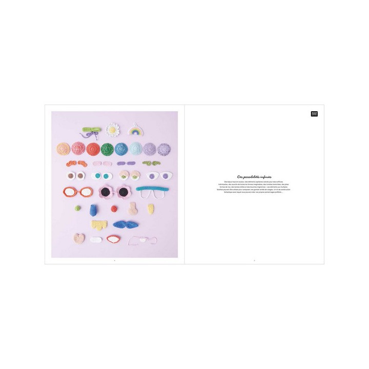 Livre Crochet Your Face Ricorumi, Rico Design Rico Design - 3