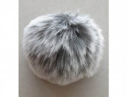 Pompon fausse fourrure - 10 cm